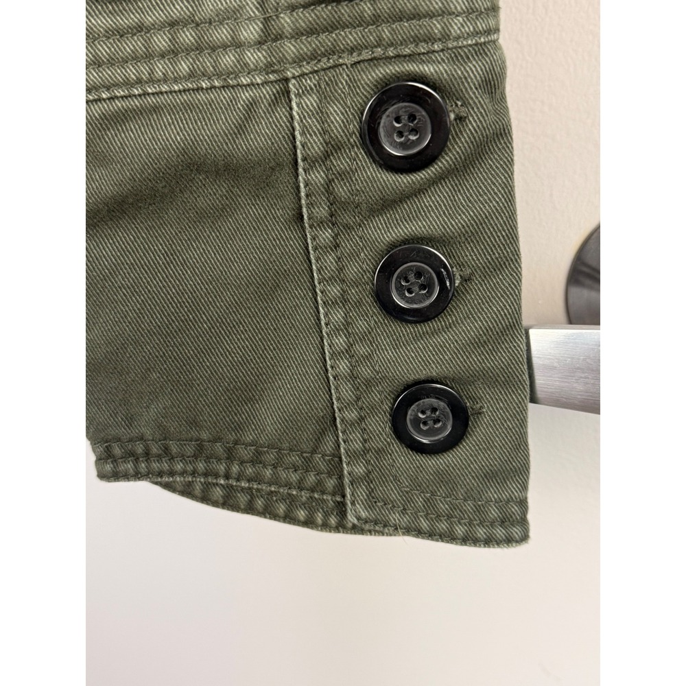 Converse One Star‎ Women Olive Green Military Utility Field Jacket Size M R29 - Picture 4 of 11